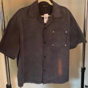 Purple Brand Faded Cotton Poplin Shirt